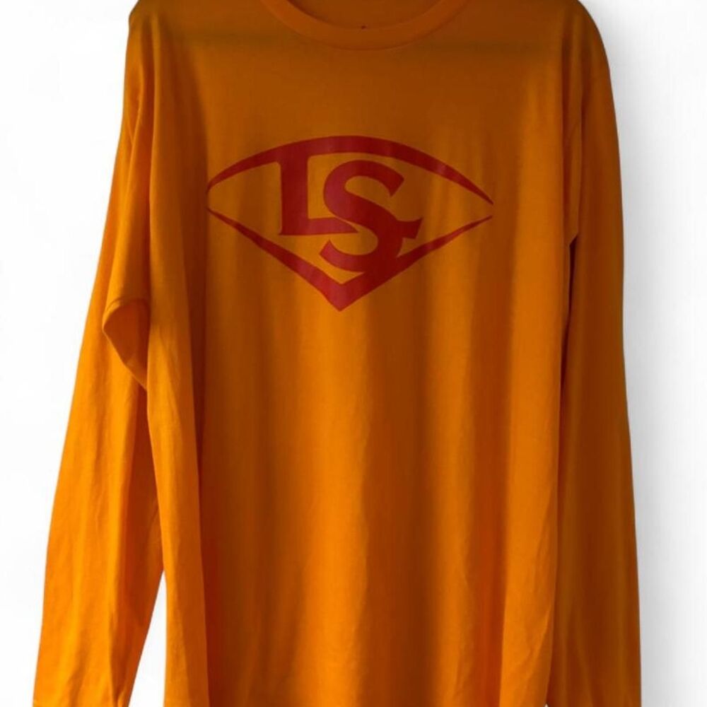 Louisville Slugger Superman Logo XL Long Sleeve Tee